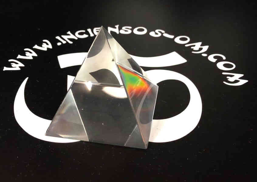 Pirámide de Cristal base 6,5 cm Aprox